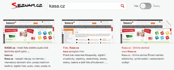 Seznam vyhledávání - brand "Kasa.cz"